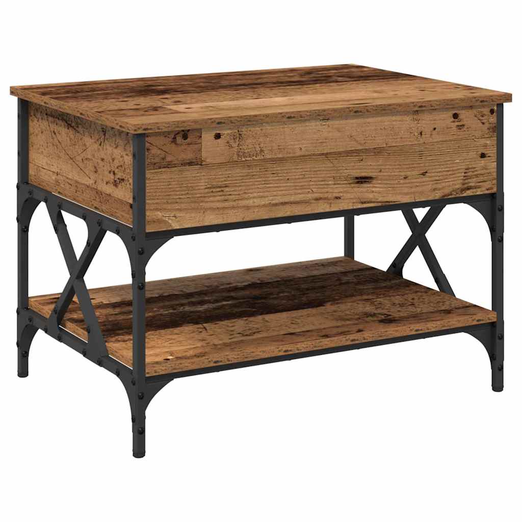 vidaXL Coffee Table Old Wood 70 x 50 x 50 cm Engineered Wood