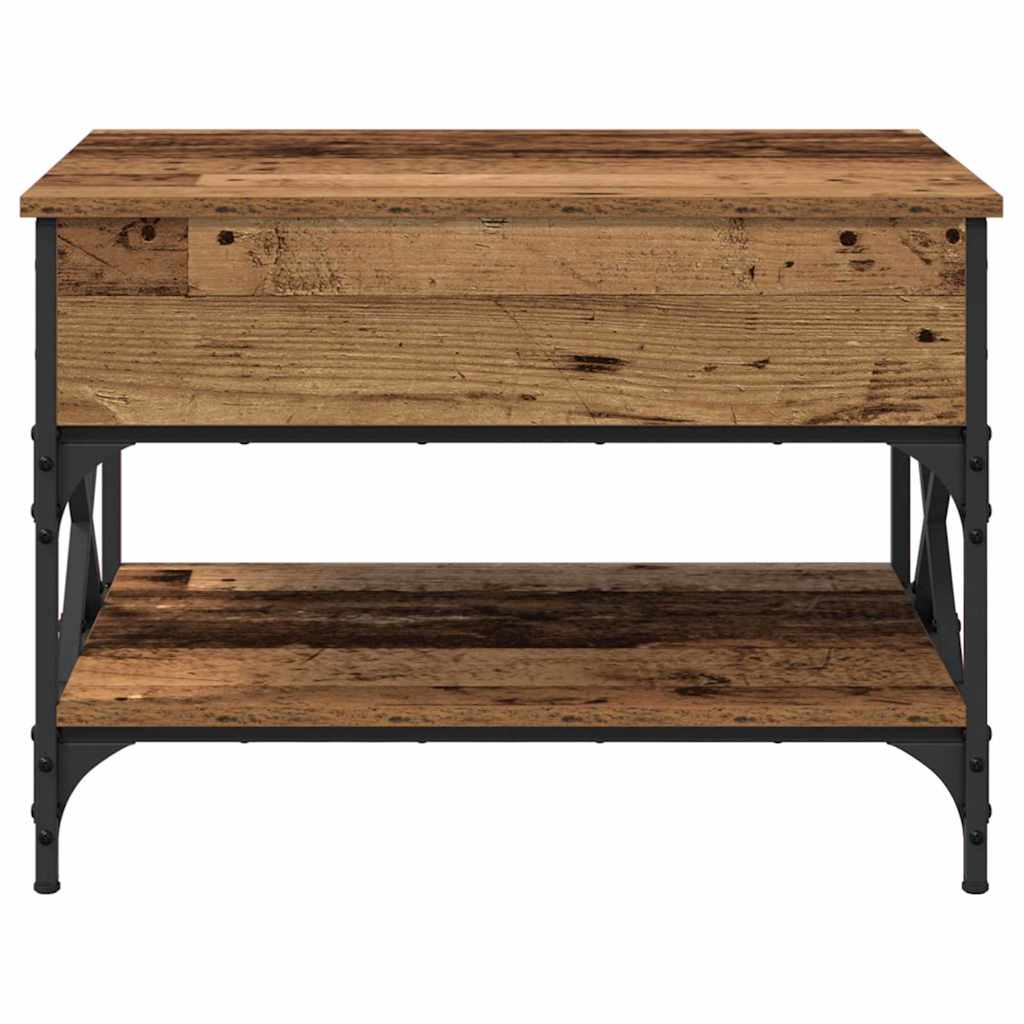 vidaXL Coffee Table Old Wood 70 x 50 x 50 cm Engineered Wood