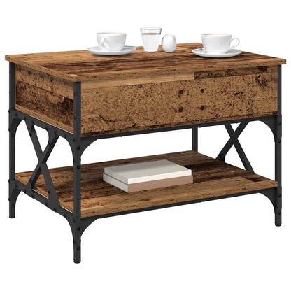 vidaXL Coffee Table Old Wood 70 x 50 x 50 cm Engineered Wood