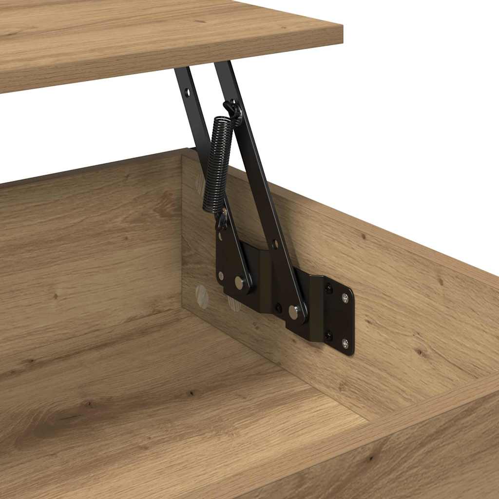 vidaXL Coffee Table Artisan Oak 70x50x50cm Engineered Wood