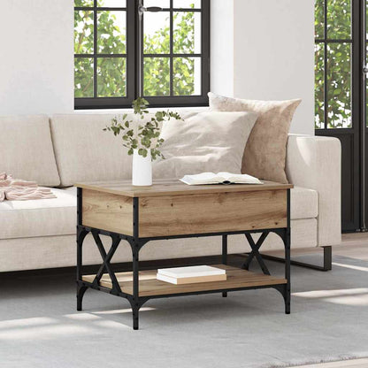 vidaXL Coffee Table Artisan Oak 70x50x50cm Engineered Wood