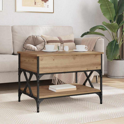vidaXL Coffee Table Artisan Oak 70x50x50cm Engineered Wood