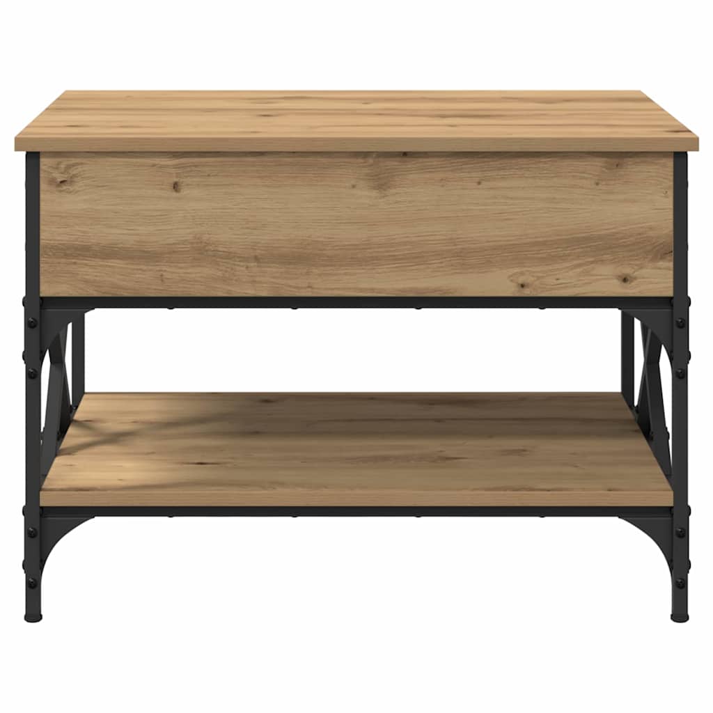 vidaXL Coffee Table Artisan Oak 70x50x50cm Engineered Wood