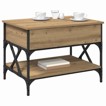 vidaXL Coffee Table Artisan Oak 70x50x50cm Engineered Wood