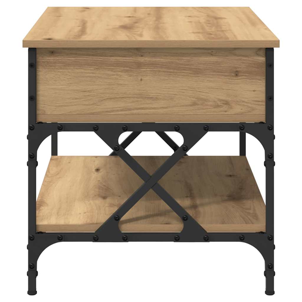 vidaXL Coffee Table Artisan Oak 70x50x50cm Engineered Wood
