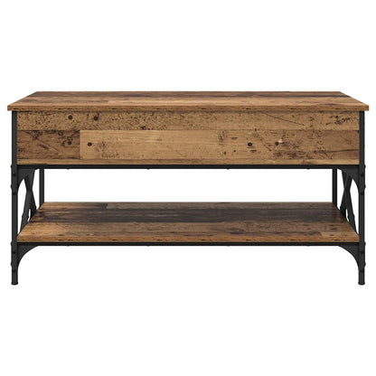 vidaXL Coffee Table Old Wood 100 x 50 x 50 cm Engineered Wood