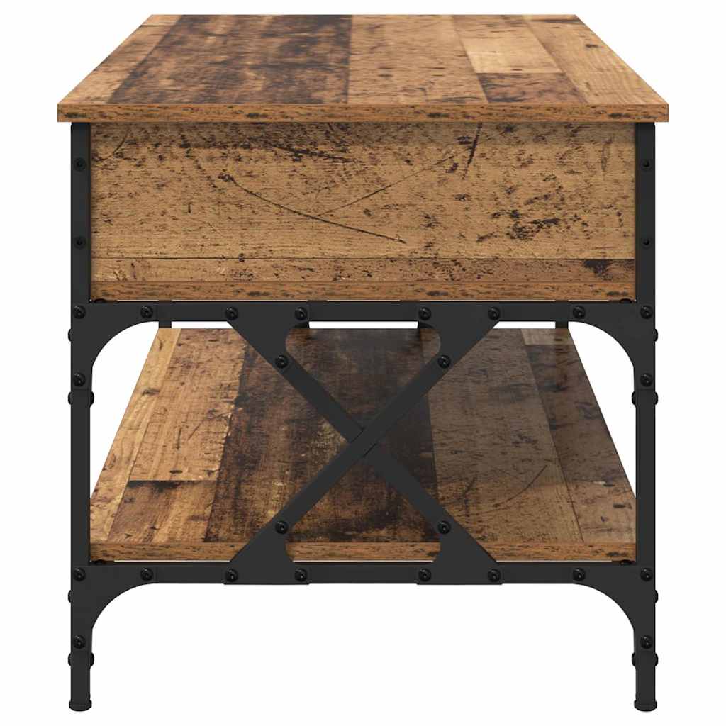 vidaXL Coffee Table Old Wood 100 x 50 x 50 cm Engineered Wood