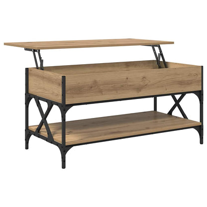vidaXL Coffee Table Artisan Oak 100 x 50 x 50 cm Engineered Wood