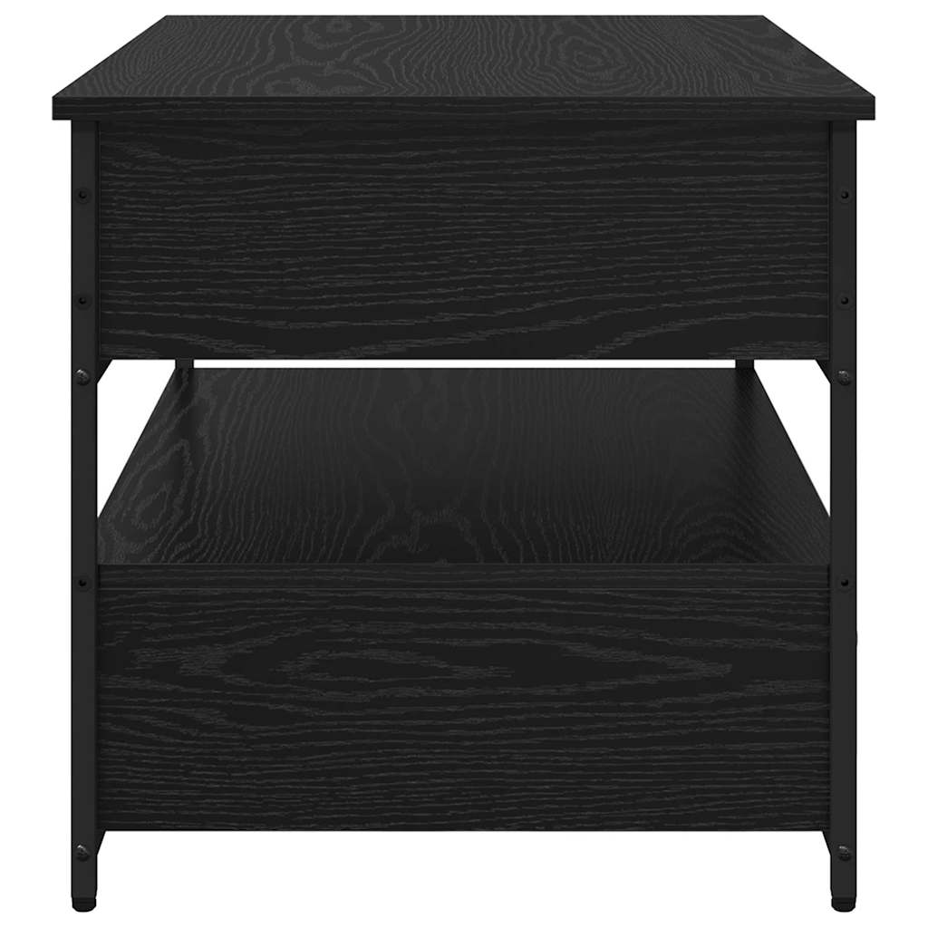 vidaXL Coffee Table Black Oak 70 x 50 x 54.5 cm Engineered Wood