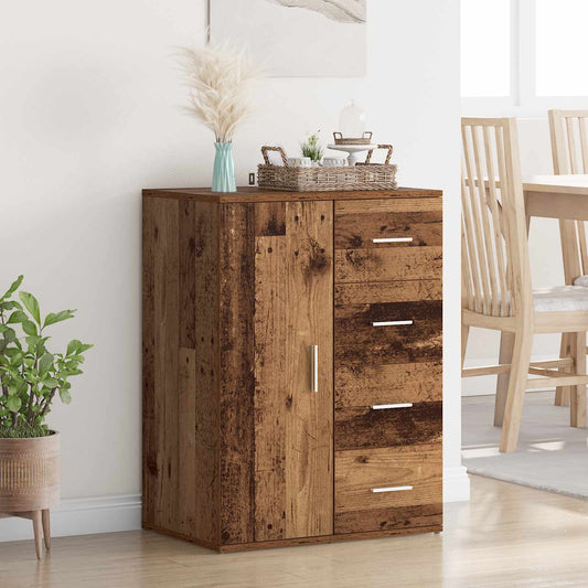 vidaXL Sideboard Old Wood 59 x 39 x 80 cm Engineered Wood