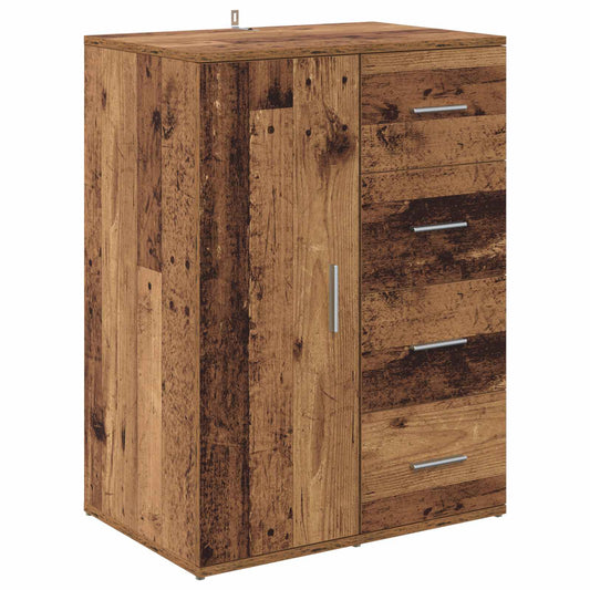 vidaXL Sideboard Old Wood 59 x 39 x 80 cm Engineered Wood