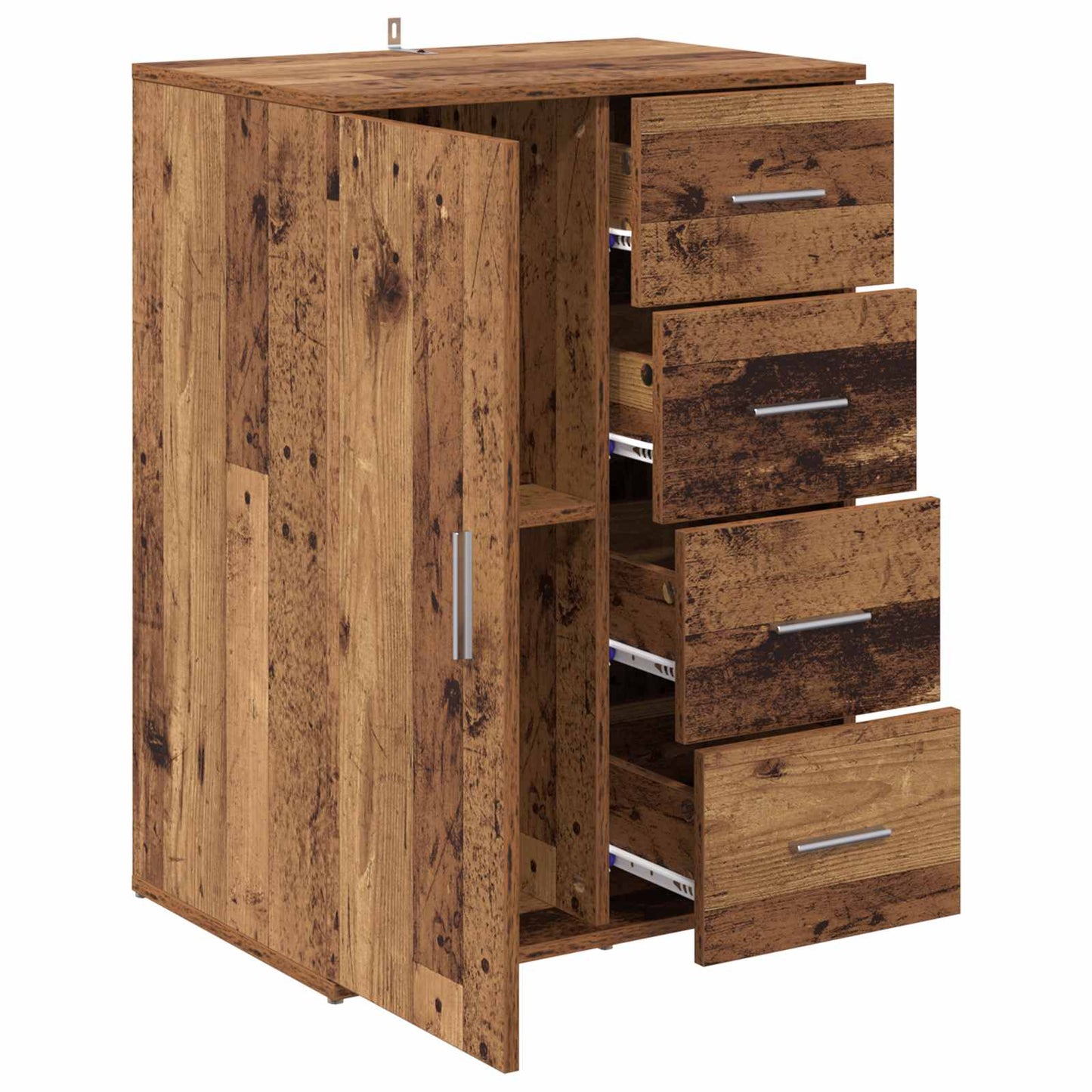 vidaXL Sideboard Old Wood 59 x 39 x 80 cm Engineered Wood