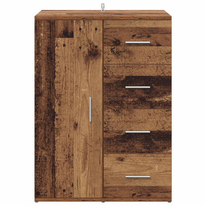 vidaXL Sideboard Old Wood 59 x 39 x 80 cm Engineered Wood