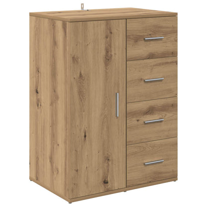 vidaXL Sideboard Artisan Oak 59 x 39 x 80 cm Engineered Wood