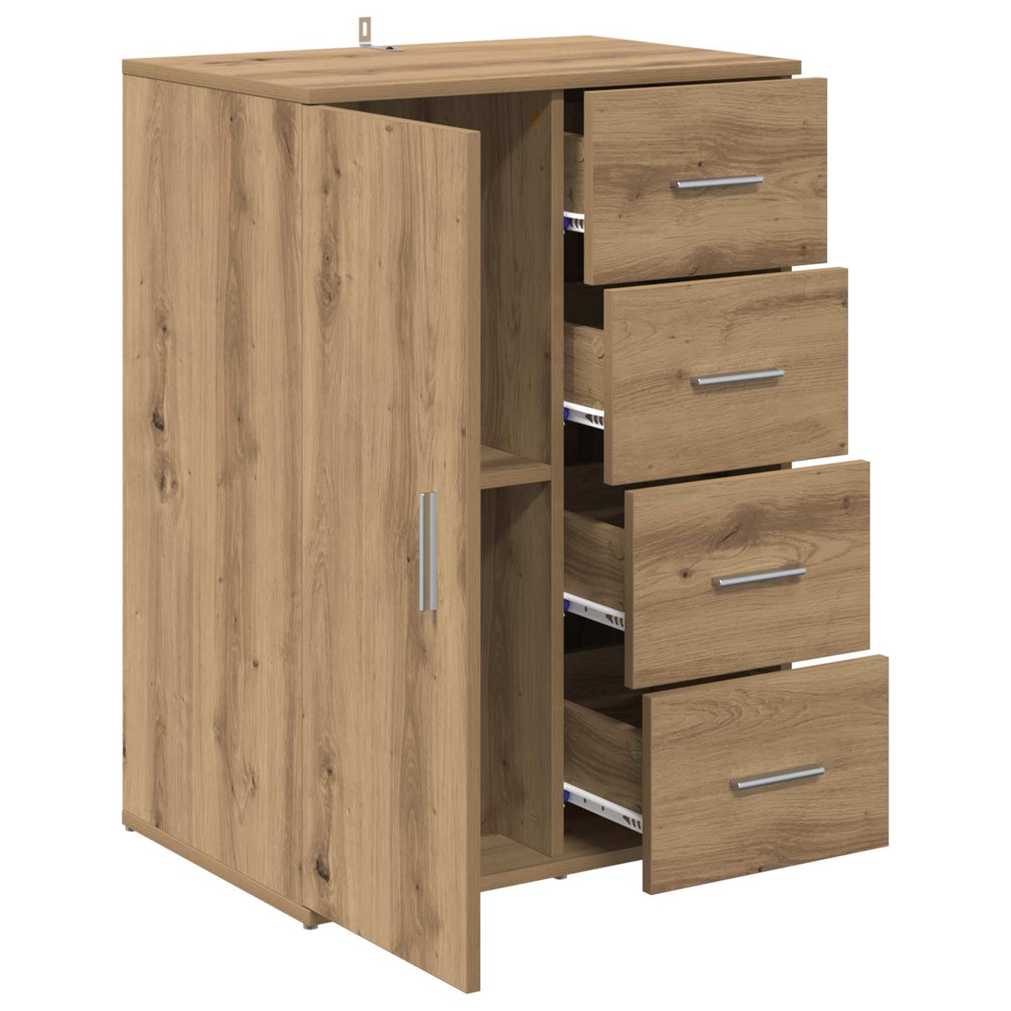 vidaXL Sideboard Artisan Oak 59 x 39 x 80 cm Engineered Wood