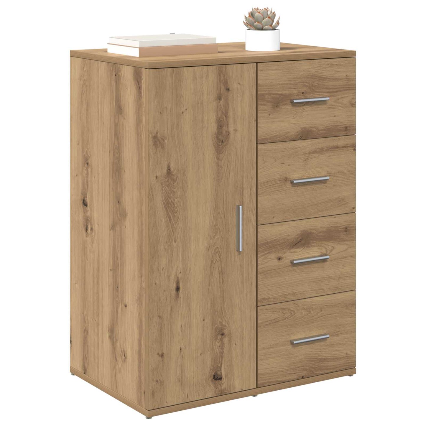 vidaXL Sideboard Artisan Oak 59 x 39 x 80 cm Engineered Wood