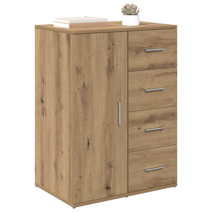 vidaXL Sideboard Artisan Oak 59 x 39 x 80 cm Engineered Wood