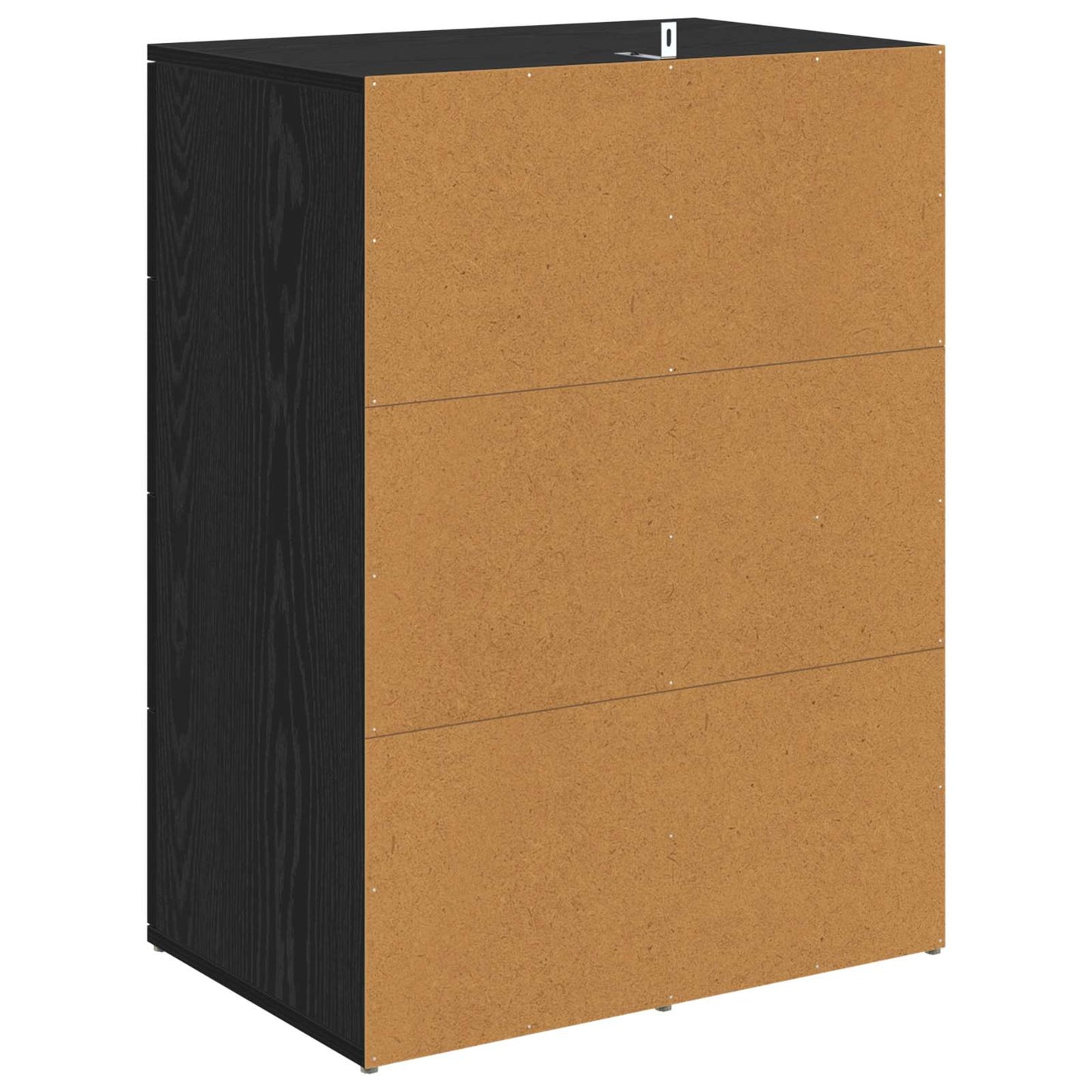 vidaXL Sideboard Black Oak 59 x 39 x 80 cm Engineered Wood