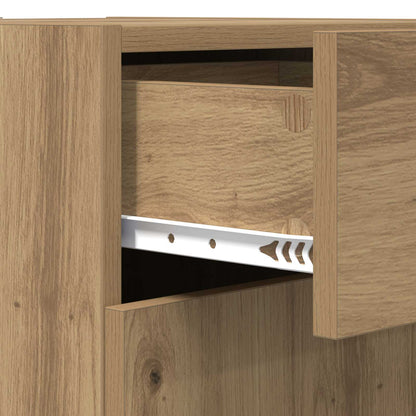 vidaXL Storage Cabinet Artisan Oak 40 x 42.5 x 93 cm Engineered Wood