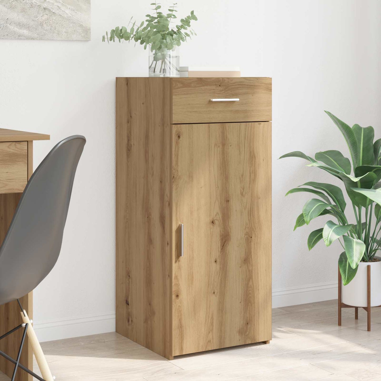 vidaXL Storage Cabinet Artisan Oak 40 x 42.5 x 93 cm Engineered Wood