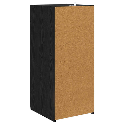 vidaXL Storage Cabinet Black Oak 40 x 42.5 x 93 cm Engineered Wood