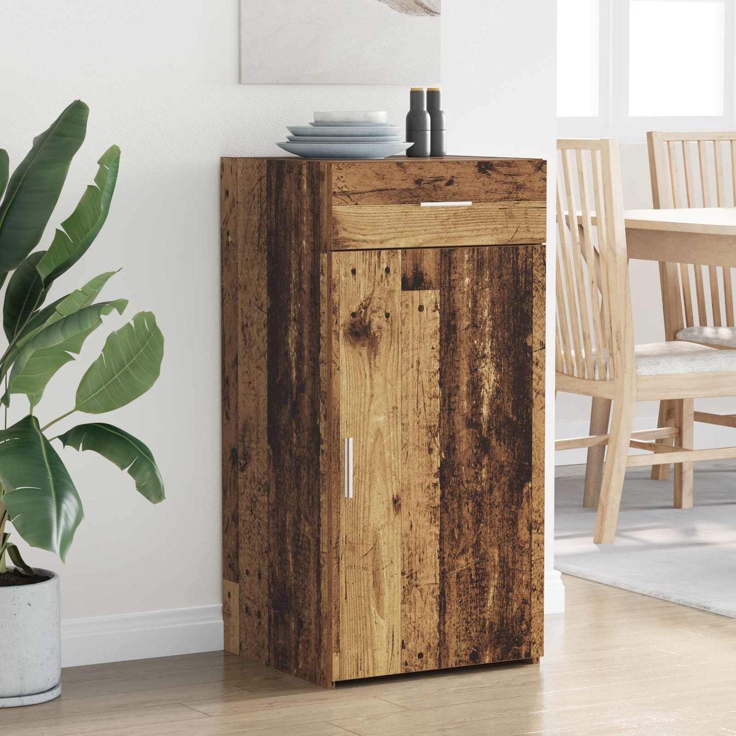 vidaXL Sideboard Old wood 45 x 42.5 x 93 cm Engineered Wood