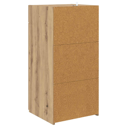 vidaXL Sideboard Artisan oak 45 x 42.5 x 93 cm Engineered Wood