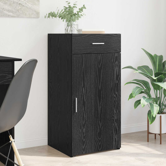 vidaXL Sideboard Black oak 45 x 42.5 x 93 cm Engineered Wood