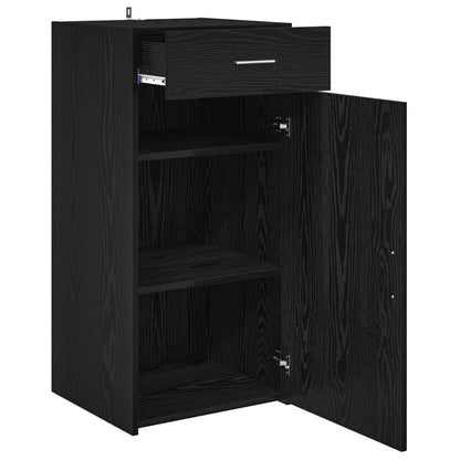 vidaXL Sideboard Black oak 45 x 42.5 x 93 cm Engineered Wood