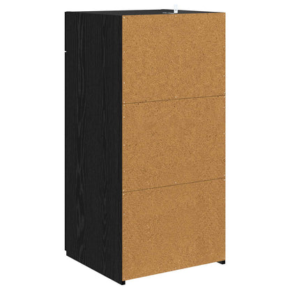 vidaXL Sideboard Black oak 45 x 42.5 x 93 cm Engineered Wood