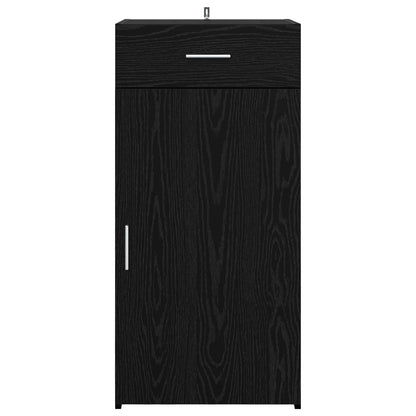 vidaXL Sideboard Black oak 45 x 42.5 x 93 cm Engineered Wood