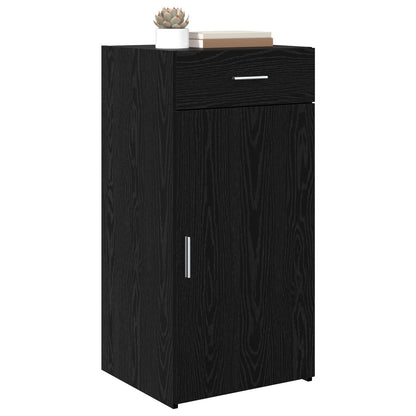 vidaXL Sideboard Black oak 45 x 42.5 x 93 cm Engineered Wood