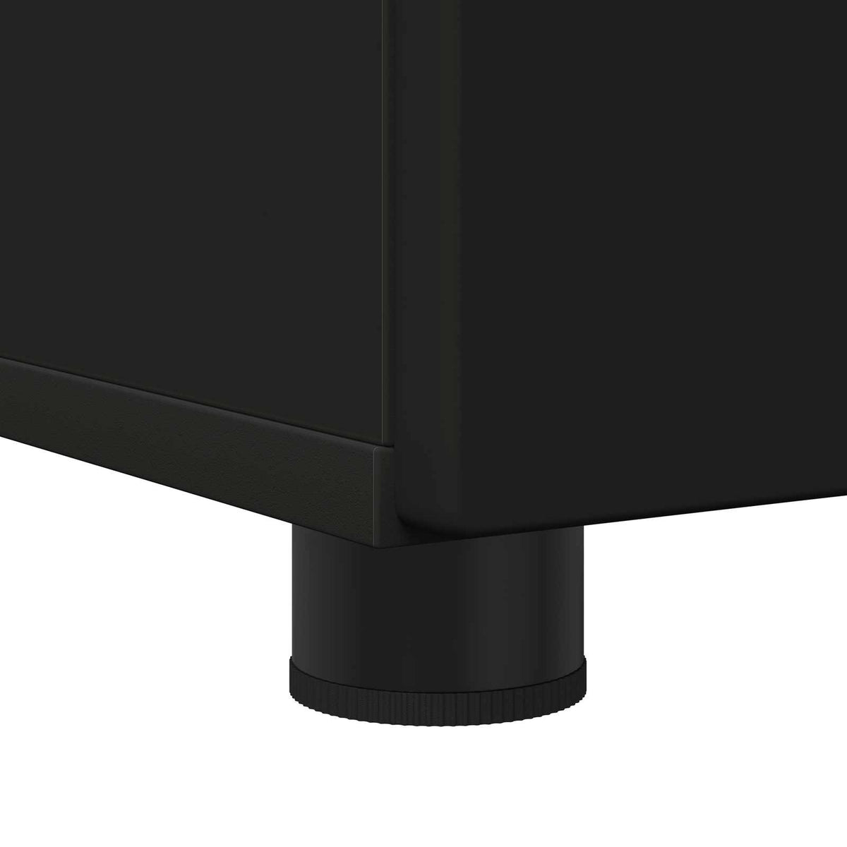vidaXL Bathroom Cabinet Black 61 x 35 x 64 cm Engineered wood, Metal