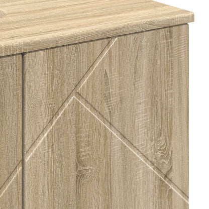 vidaXL Bathroom Cabinet with Storage Sonoma Oak 61 x 35 x 64 cm