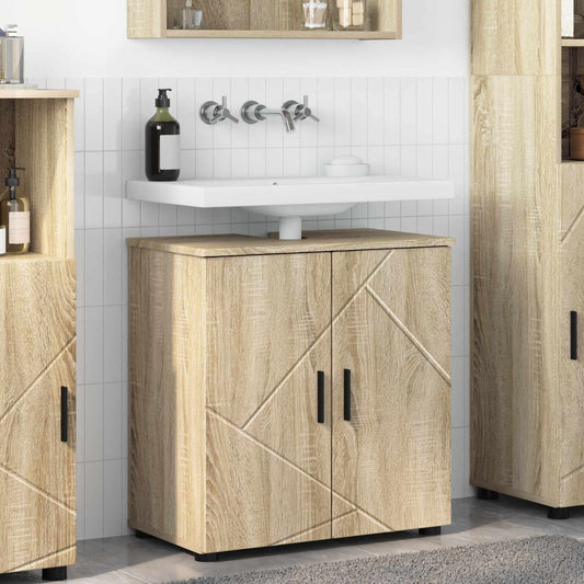 vidaXL Bathroom Cabinet Sonoma Oak 61 x 35 x 64 cm