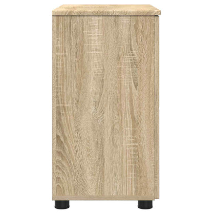 vidaXL Bathroom Cabinet with Storage Sonoma Oak 61 x 35 x 64 cm