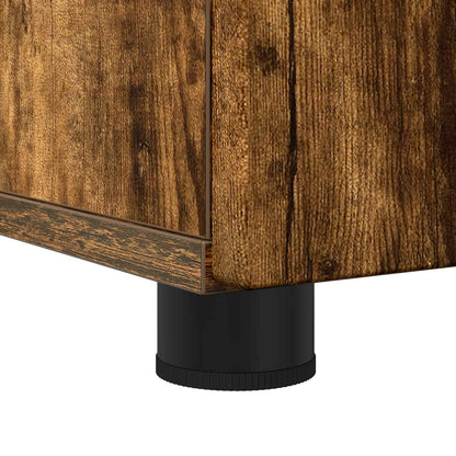 vidaXL Bathroom Cabinet with Storage Smoked Oak 61 x 35 x 64 cm