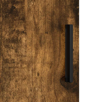 vidaXL Bathroom Cabinet with Storage Smoked Oak 61 x 35 x 64 cm
