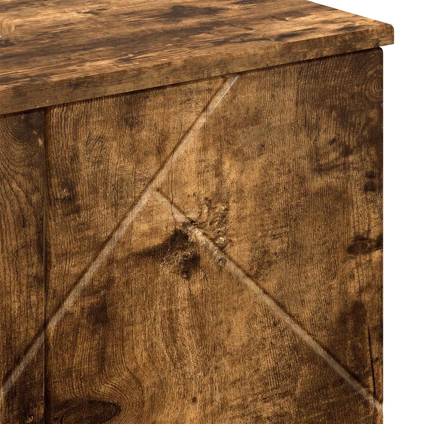 vidaXL Bathroom Cabinet with Storage Smoked Oak 61 x 35 x 64 cm