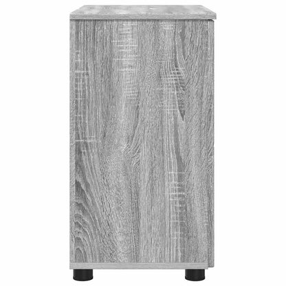 vidaXL Bathroom Cabinet with Storage Grey Sonoma 61 x 35 x 64 cm