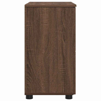 vidaXL Bathroom Cabinet with Storage Brown Oak 61 x 35 x 64 cm