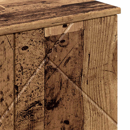 vidaXL Bathroom Cabinet with Storage Old Wood 61 x 35 x 64 cm