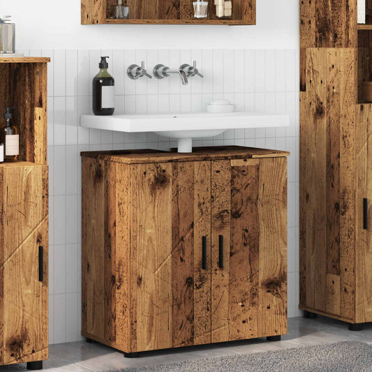 vidaXL Bathroom Cabinet Old Wood 61 x 35 x 64 cm