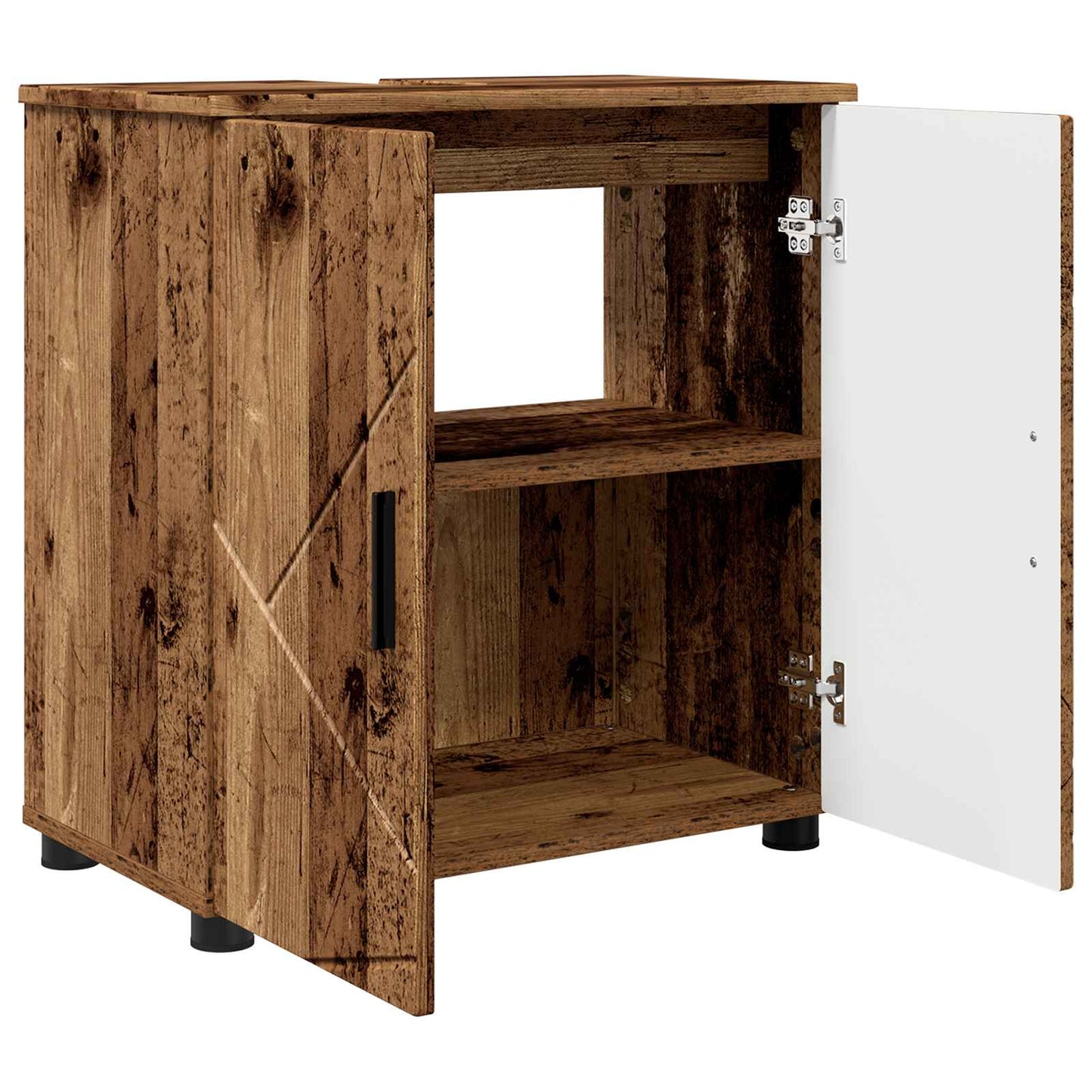 vidaXL Bathroom Cabinet with Storage Old Wood 61 x 35 x 64 cm