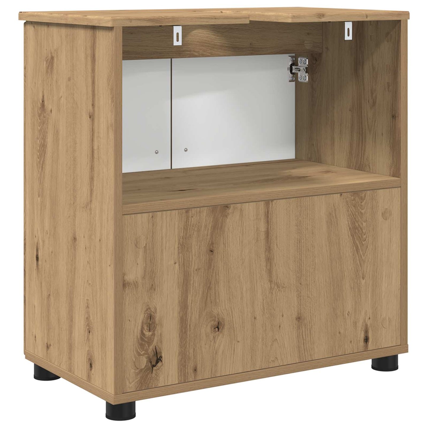 vidaXL Bathroom Cabinet Artisan Oak 61 x 35 x 64 cm