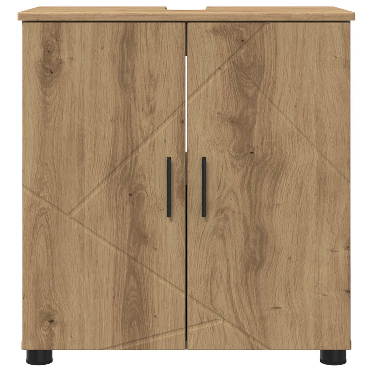 vidaXL Bathroom Cabinet with Storage Artisan Oak 61 x 35 x 64 cm