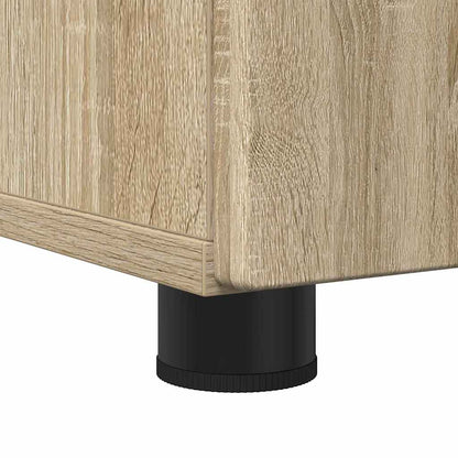 vidaXL Bathroom Cabinet with Drawer Sonoma Oak 76.5 x 35 x 64 cm