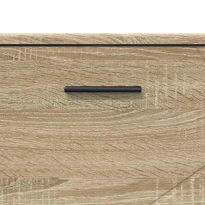 vidaXL Bathroom Cabinet with Drawer Sonoma Oak 76.5 x 35 x 64 cm