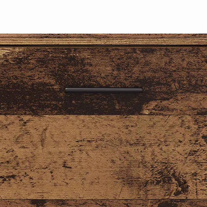 vidaXL Bathroom Cabinet with Drawer Old Wood 76.5 x 35 x 64 cm