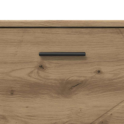 vidaXL Bathroom Cabinet with Drawer Artisan Oak 76.5 x 35 x 64 cm